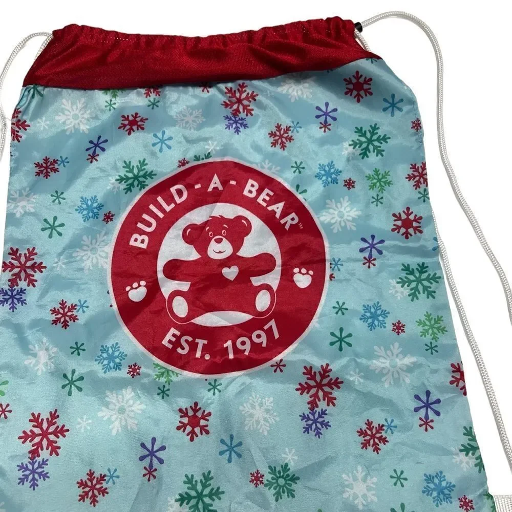 Build-A-Bear nylon drawstring backpack